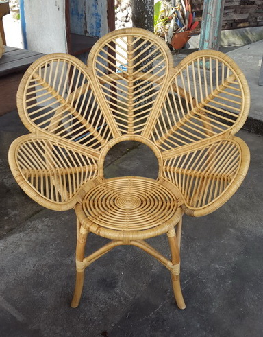 Rattan Round Leaf Chair